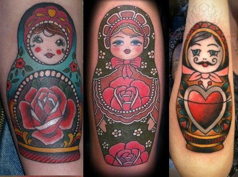 Sacred Tattoo NYC on Twitter Sister tattoos by Tasha Rubinow One cute  one spooky Russian nesting doll Tasha loves doing custom Matryoshka dolls  To book with Tasha email infosacredtattoocom httpstcoeuxhN1pXGa   Twitter