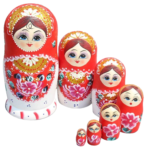 russian matryoshka nesting dolls