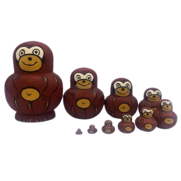 monkey nesting dolls