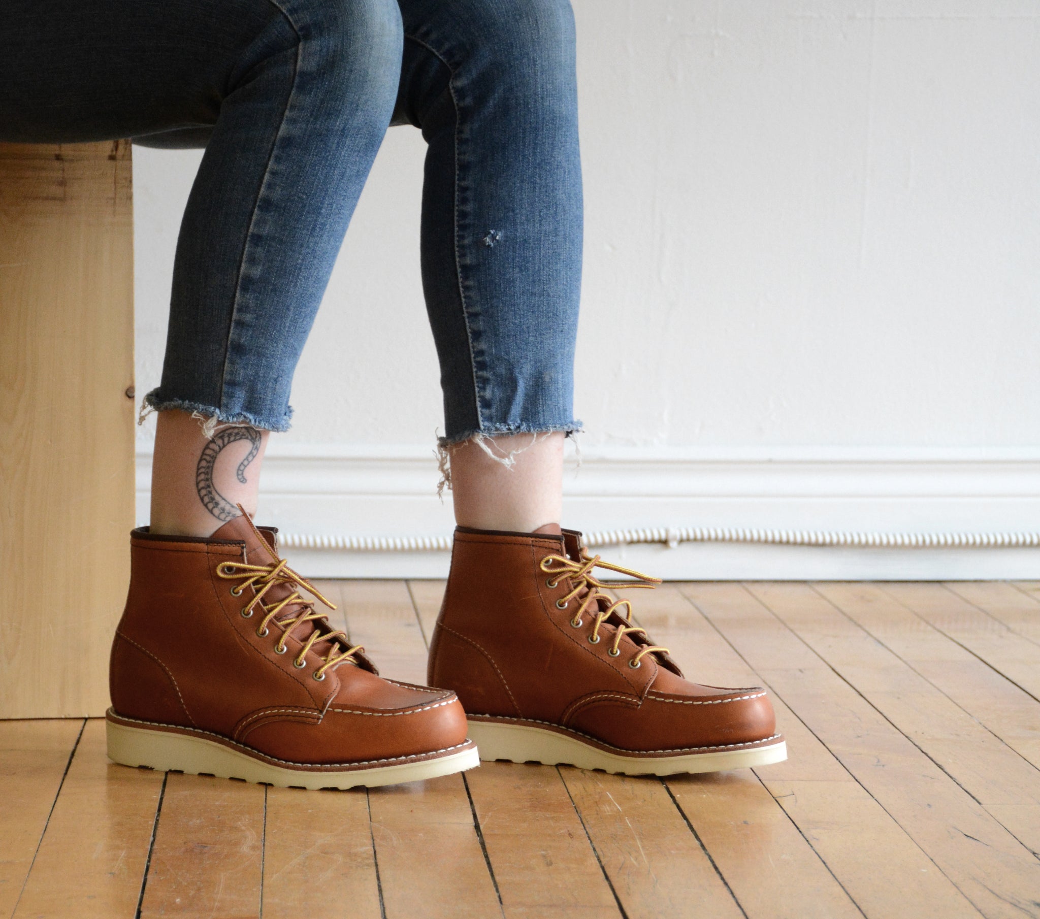 red wing 6 inch moc womens