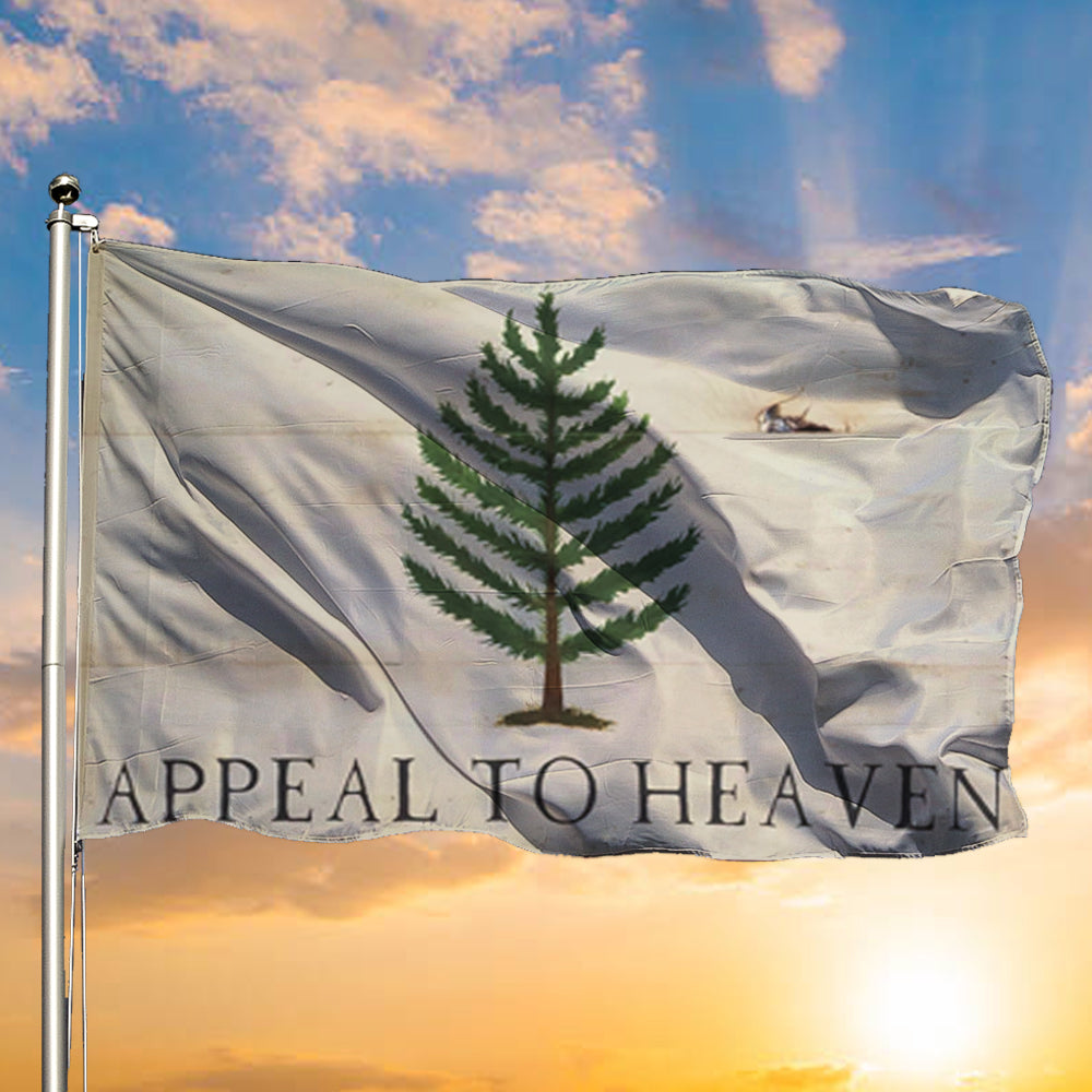 An Appeal To Heaven Flag Dutch Sheets Pine Tree An Appeal To Heaven Fl