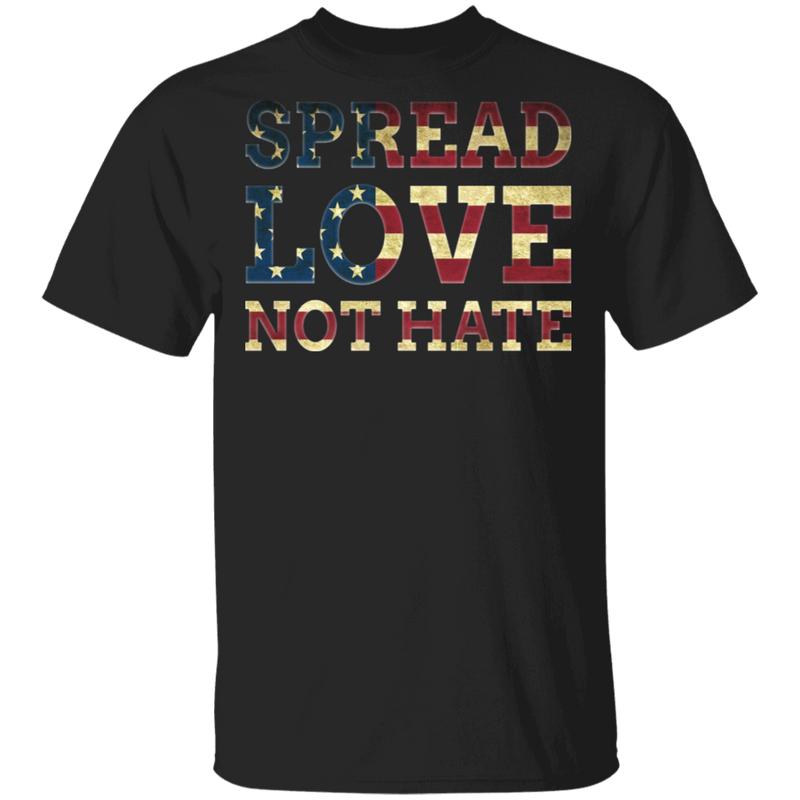 Official Spread Love Not Hate Shirt Romantic Gifts.