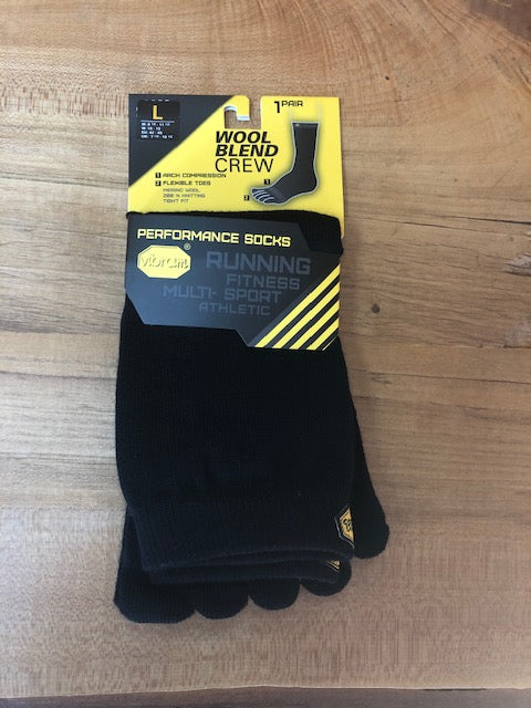 5 Pairs Men's Solid Color Casual Business Versatile Five-Toe Socks, Toe  Separator Socks