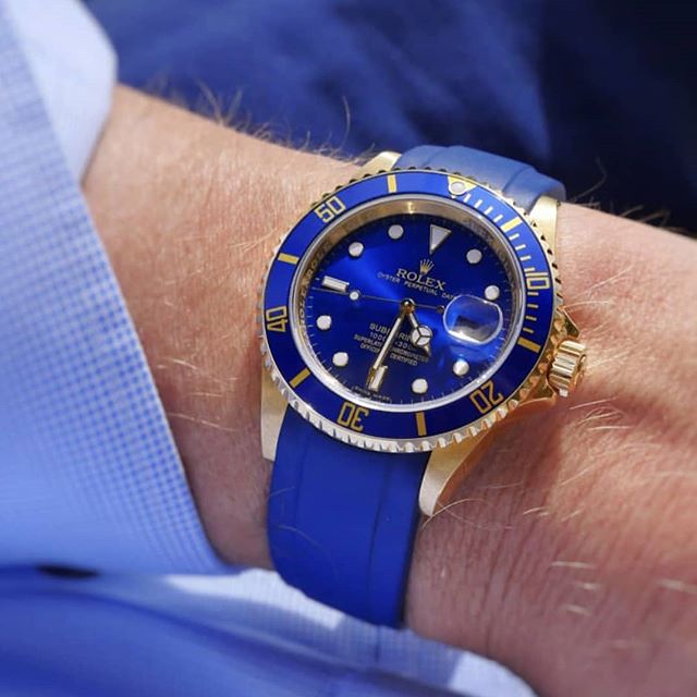 rolex blue band