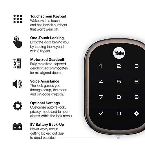 Yale Real Living Keyed Push Button Deadbolt Manual Yrd210 Manualzz