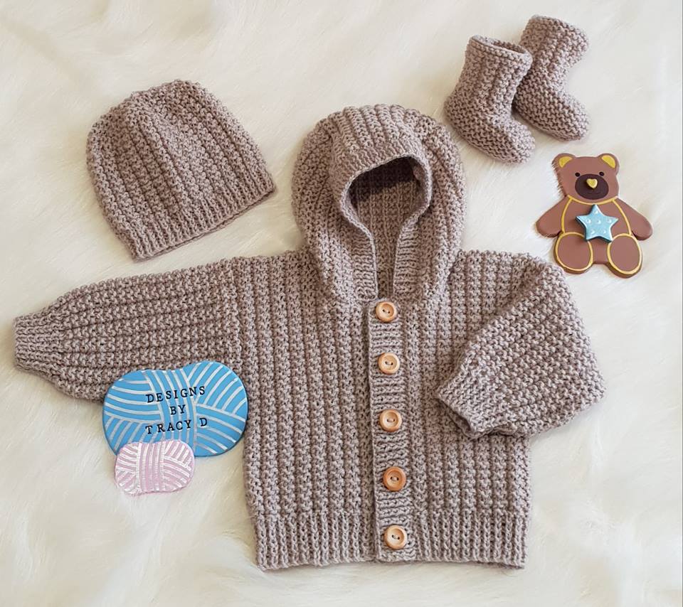 Buddy Unisex Baby Knitting Pattern 16-18
