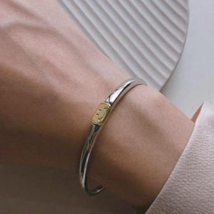 sterling silver cartier style bangle