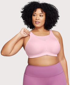 Full Figure Plus Size No-Bounce Camisole Wirefree Sports Bra #1066