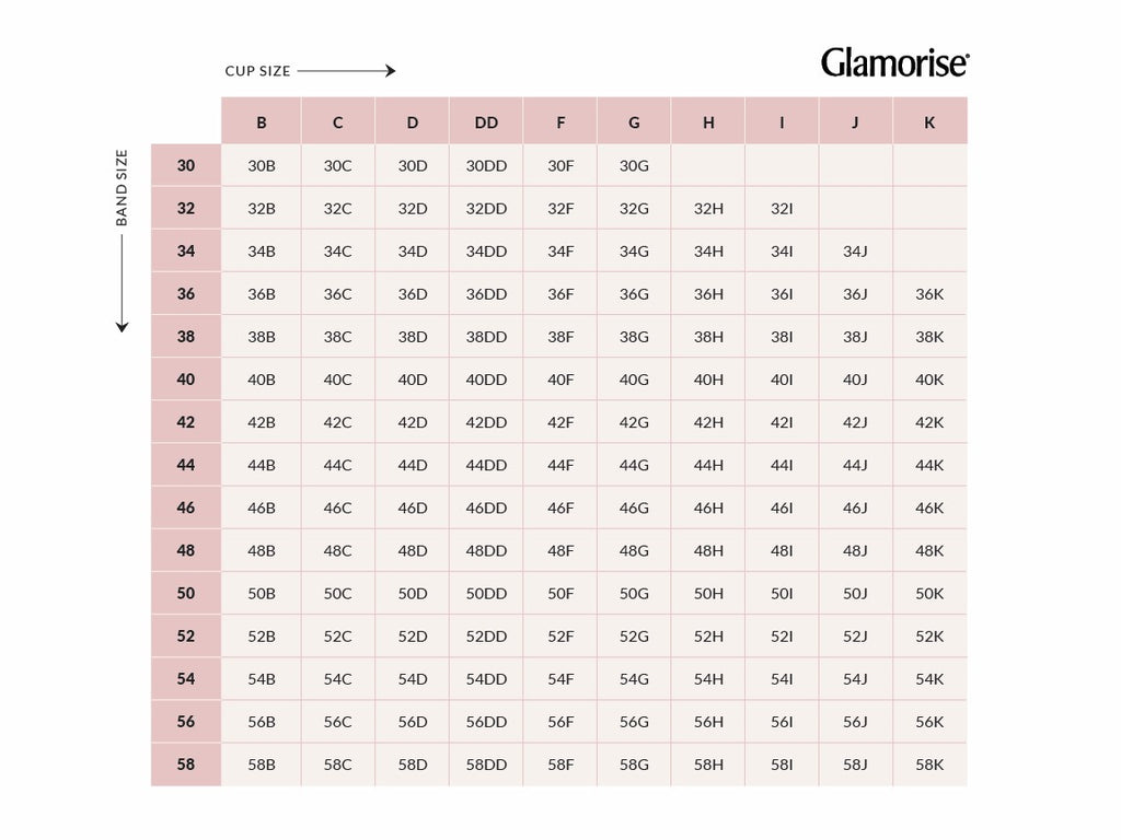 Small UK Bra Size Chart for AAA, AA, A and B cups – Bra Size