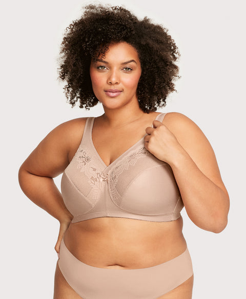 Textured Total-Support Bra