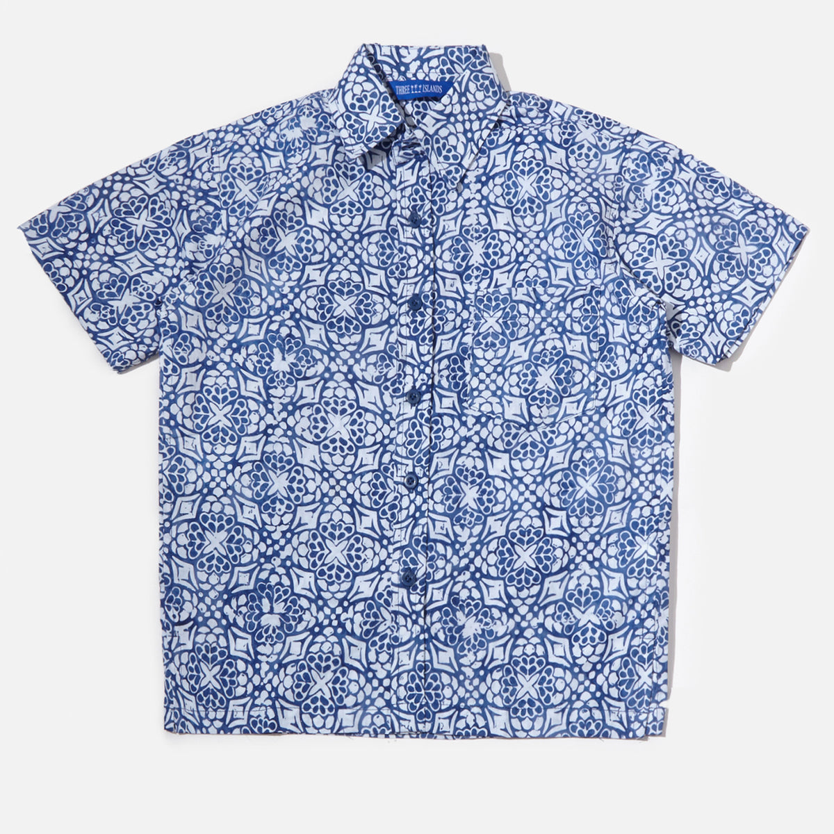 Boys Bali Shirt in Geo Dreams – Three Islands