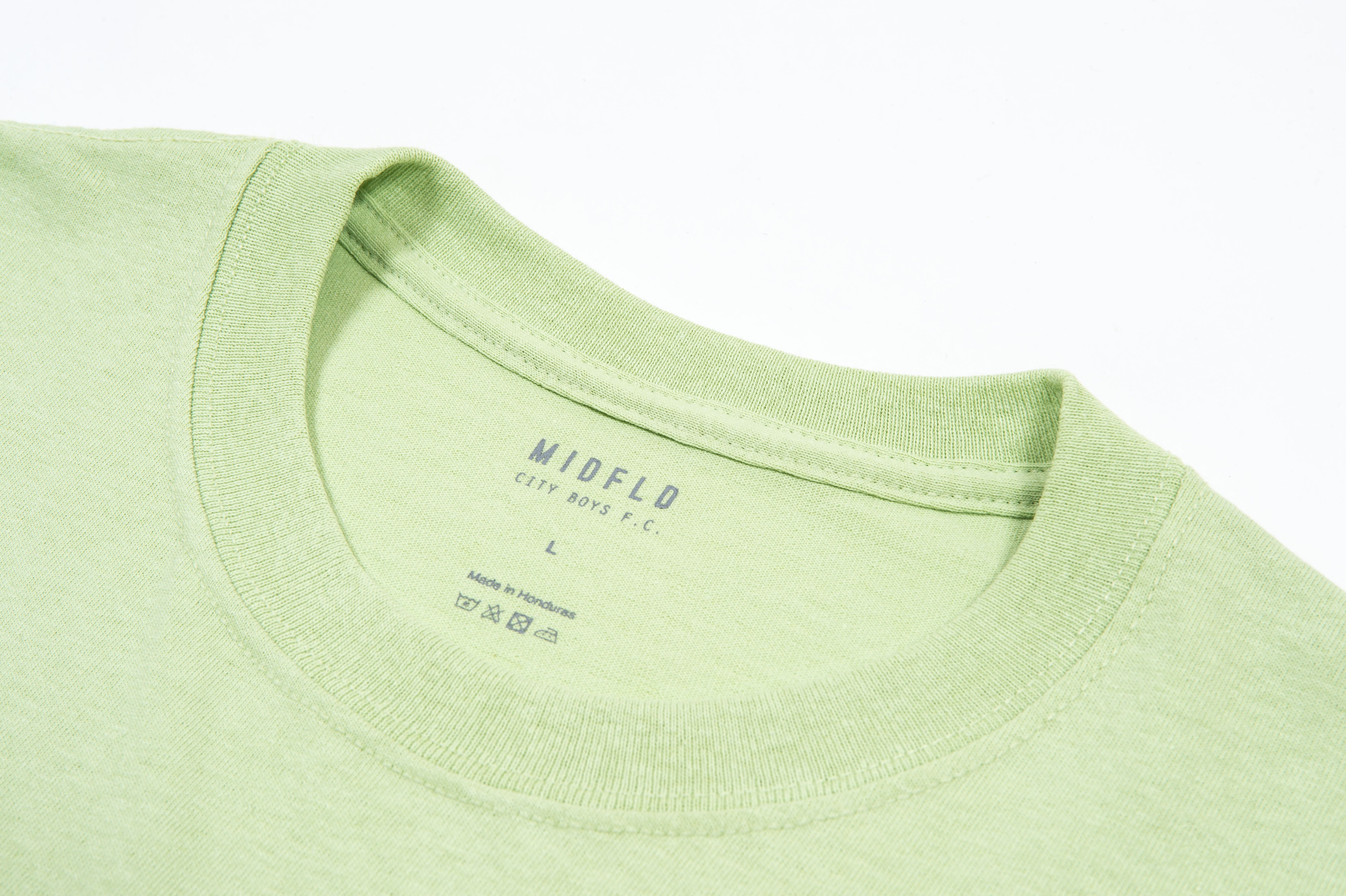 MIDFLD x CITY BOYS FC "Captain" Tee - Pistachio