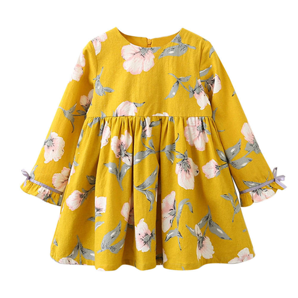 long sleeve toddler dress