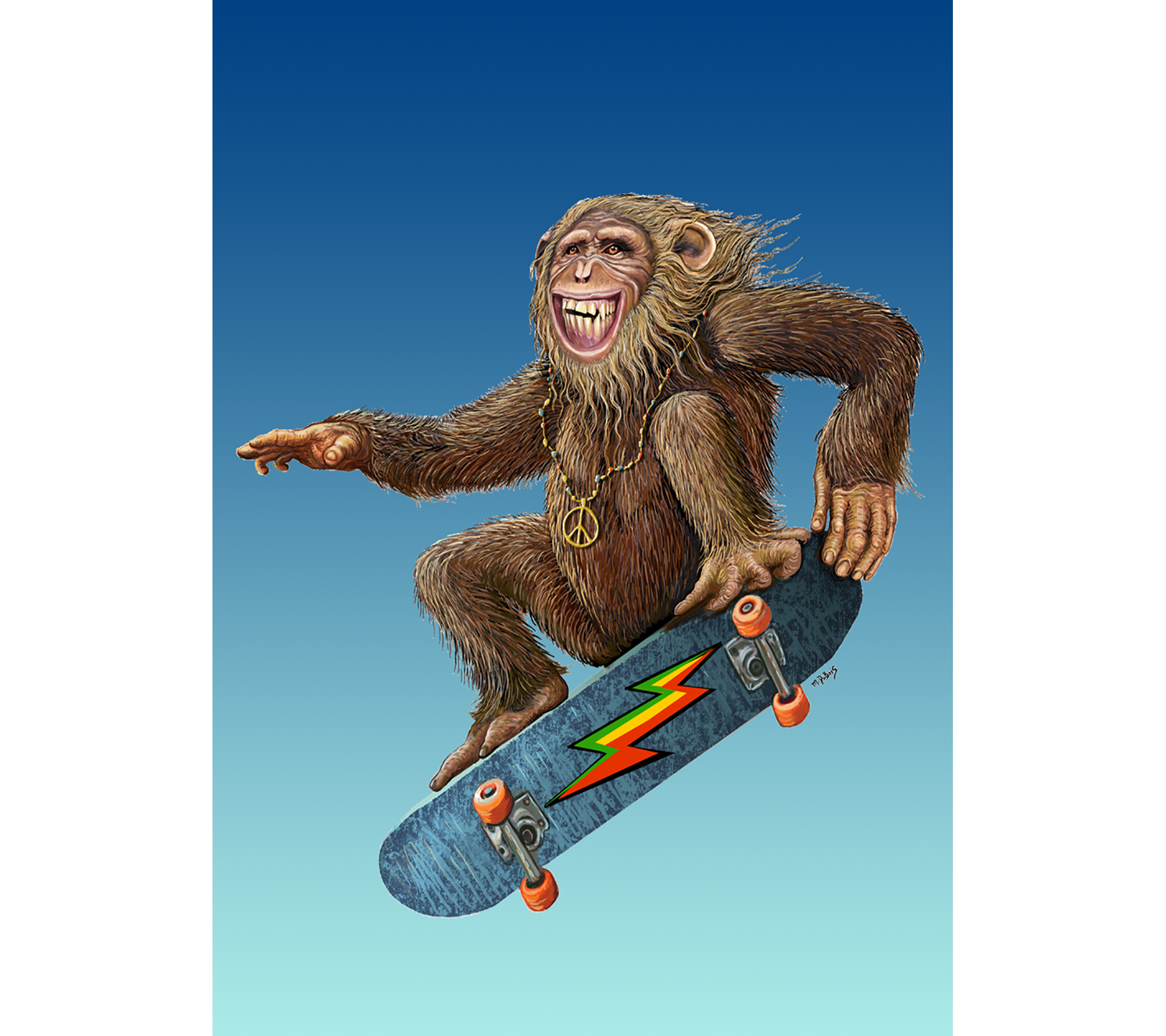 Skateboard Monkey HappyLife Productions