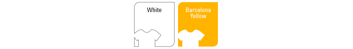 Siser EasyWeed Sub Block Heat Transfer Vinyl: White, Barcelona Yellow