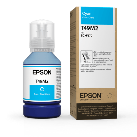 Epson Ink Set For F170 & F570 - 4 Pack with 300 Sheets of Sublimation Paper