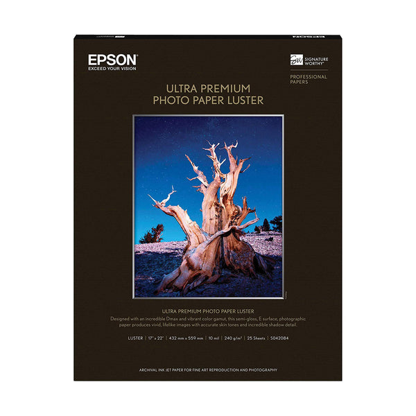 Epson Premium Semimatte Photo Paper 24 x 100' Roll