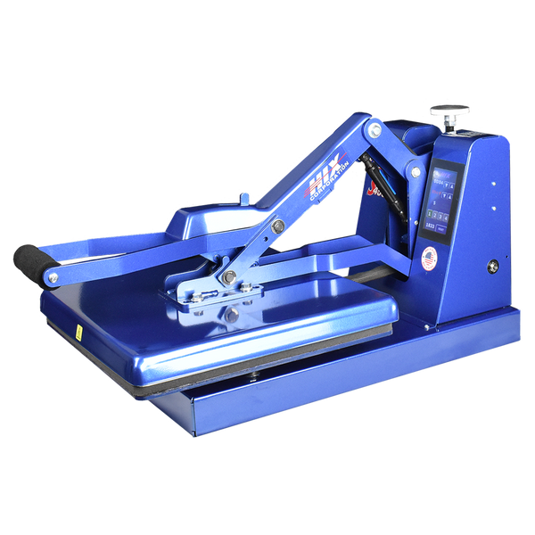 US$ 300.00 - 16 x 20 inches (40cm x 50cm) manual clamp-shell large textile  vinyl press aluminum platen heat press machine - m.