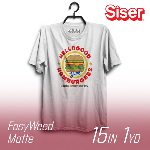 Siser Easyweed Sub Block Iron on Heat Transfer Vinyl for T-shirts 15 Roll:  HTV That Blocks Dye Migration 