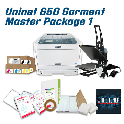 iColor 800 White Toner Transfer Printer Starter Package