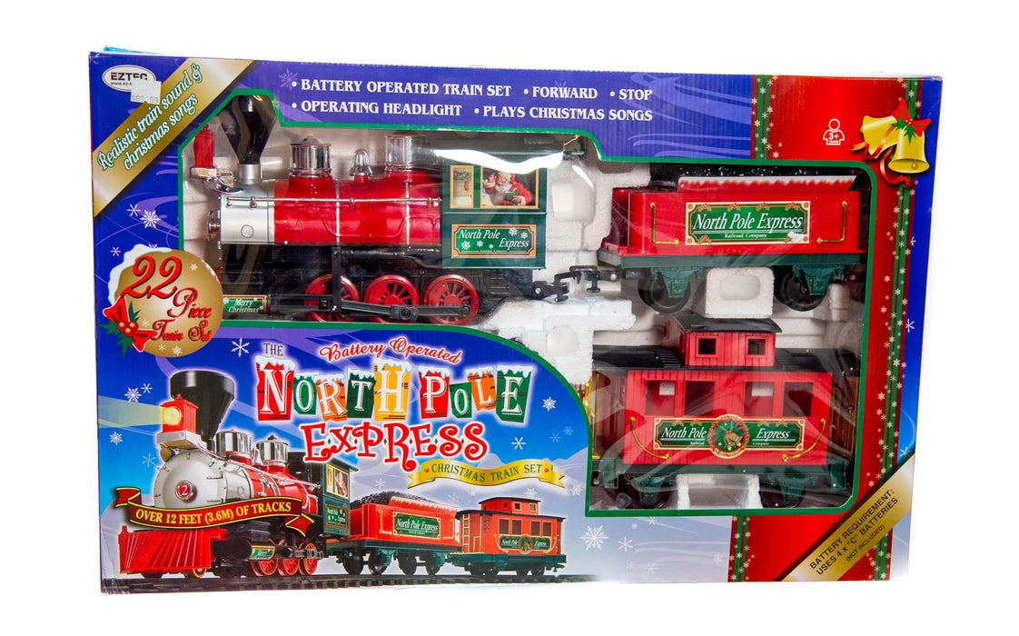 north pole express toy train