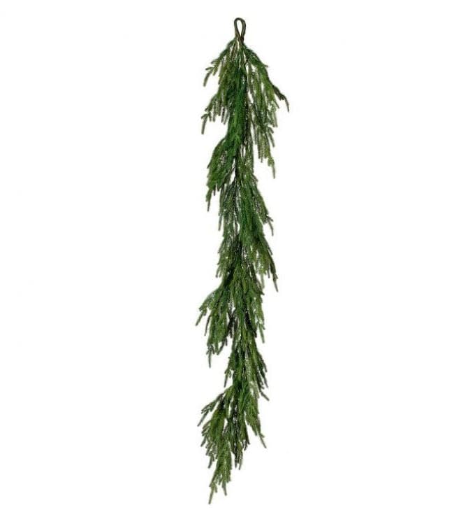 Image of 5 FT NATURAL TOUCH NORFOLK PINE GARLAND UNLIT