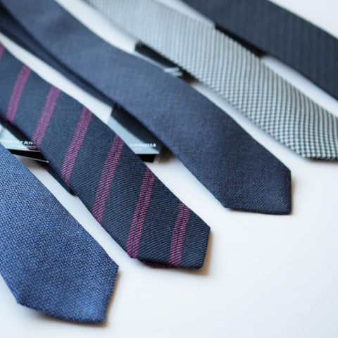 Various wool neckties