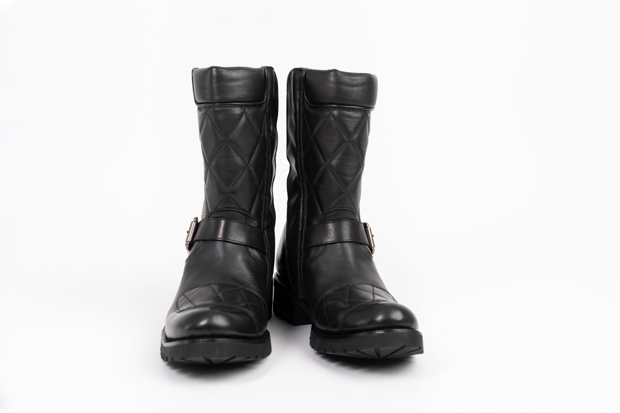 Krass Black Waterproof Motorcycle Boots 