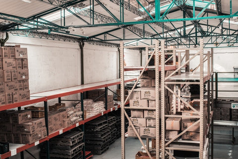 shelves warehouse industrial