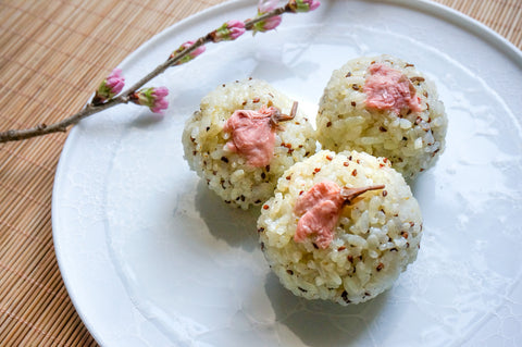 RECIPE: Sakura Onigiri (Rice Balls)