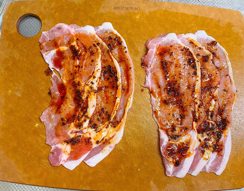 RECIPE: Ishgaki Chili Oil Pork Shiso Roll