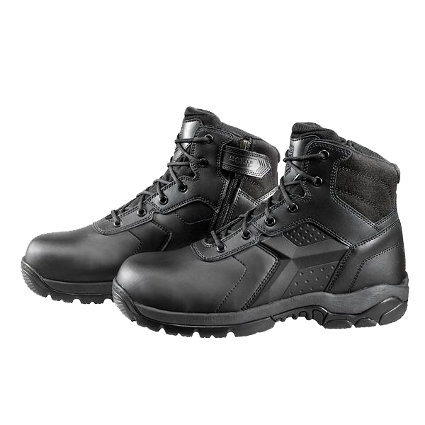 6 inch side zip tactical boots