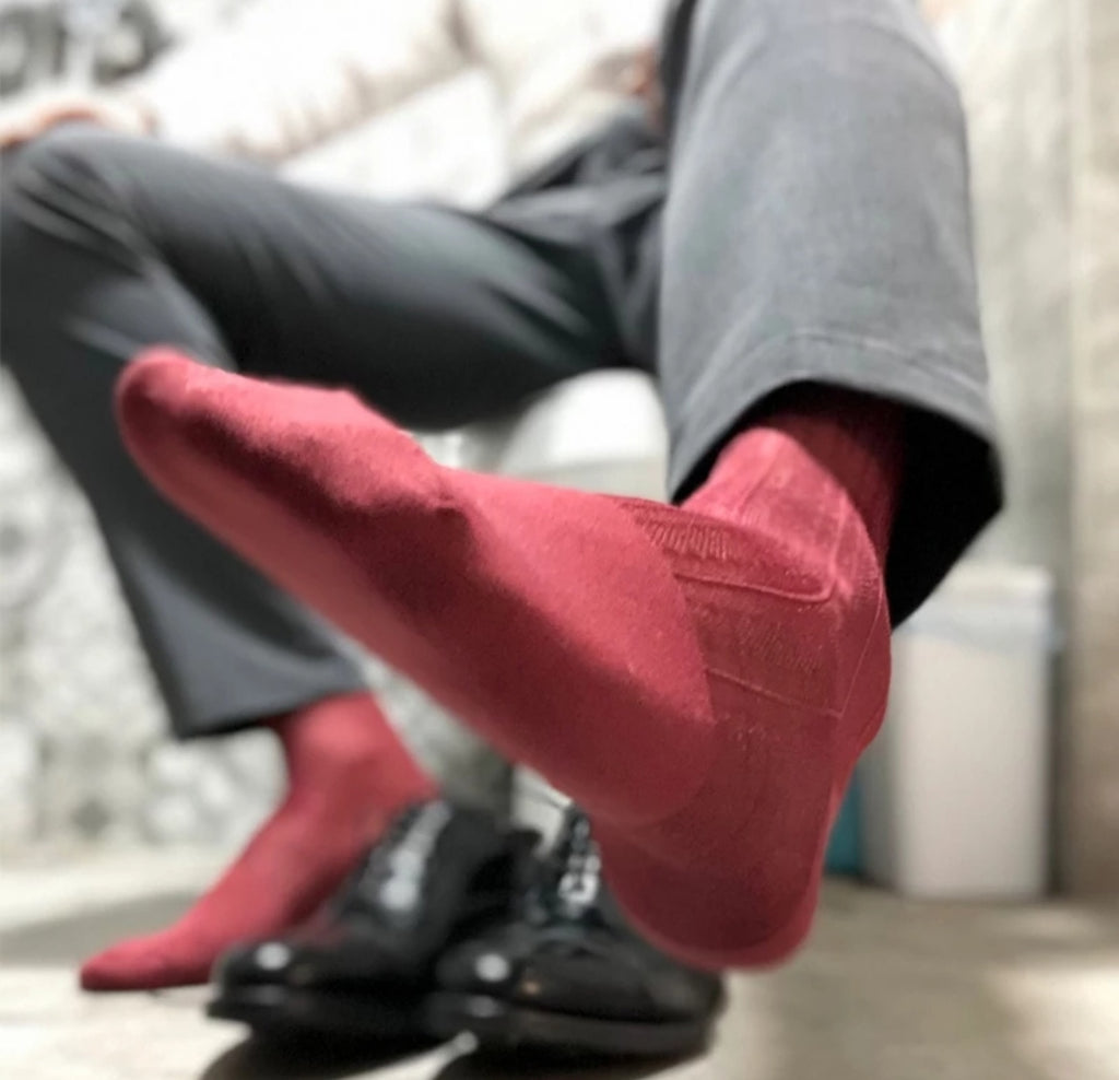 BV Red Sheer Socks – Ben Valiant Shop