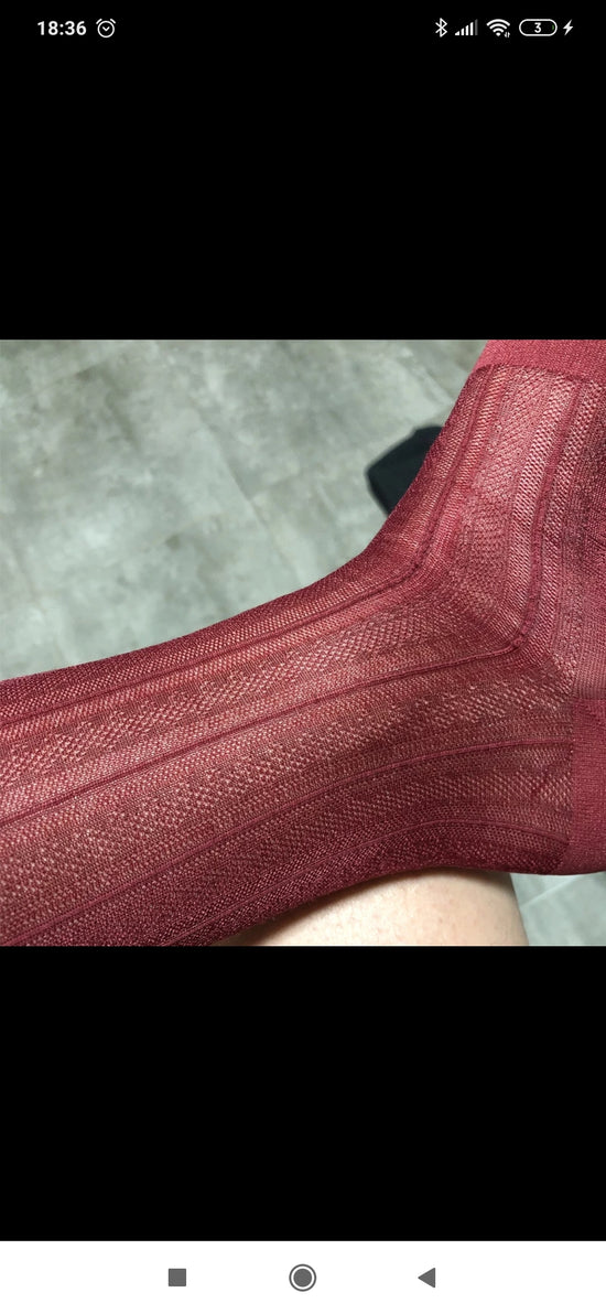 BV Red Sheer Socks – Ben Valiant Shop