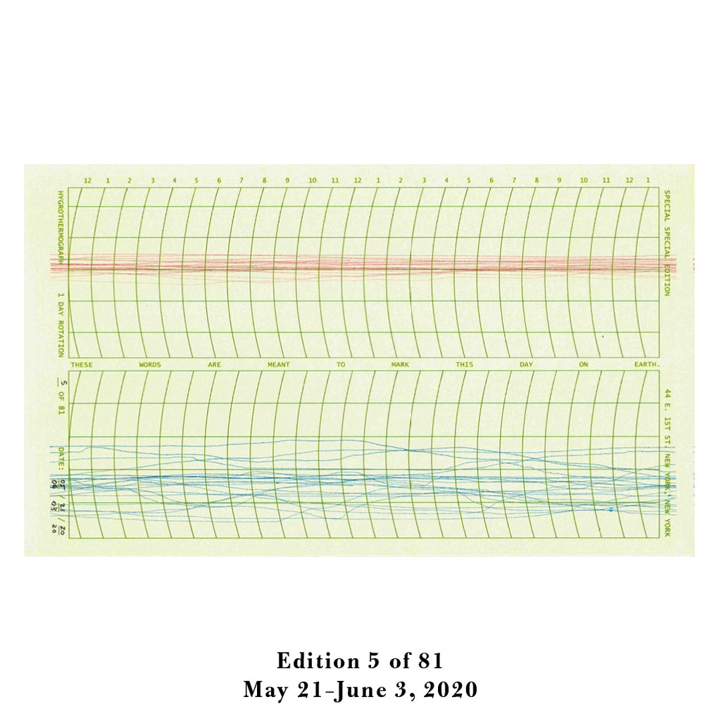 James Chrzan, Hygrothermograph Drawing