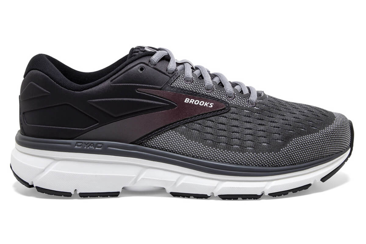 Brooks Dyad 11 2E Grey/Black/White Mens