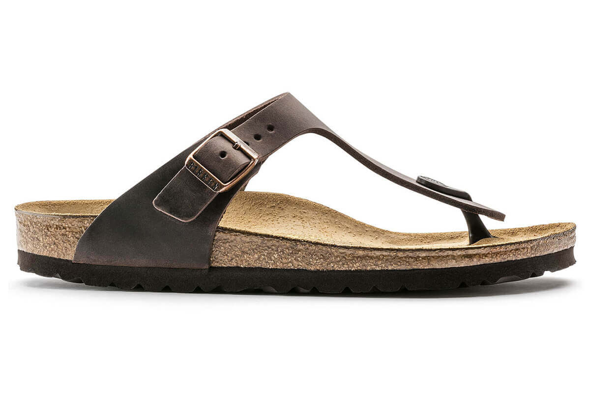 Birkenstock Gizeh N Stone Birkibuc Womens