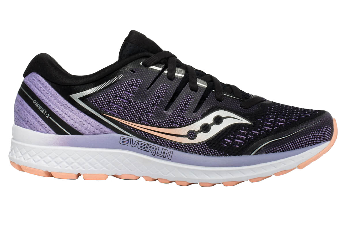 Saucony Guide ISO 2 B Black/purple Womens