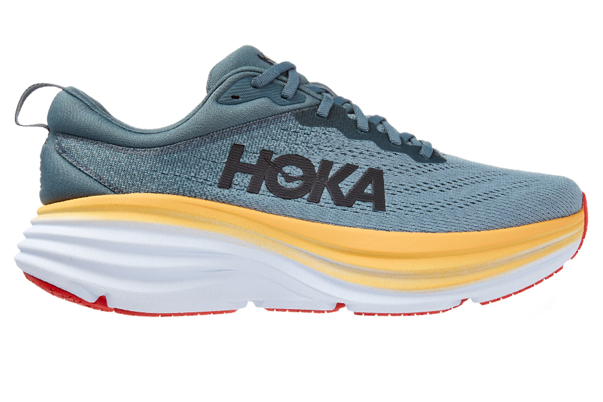 Hoka Bondi 8 D Black/White Mens