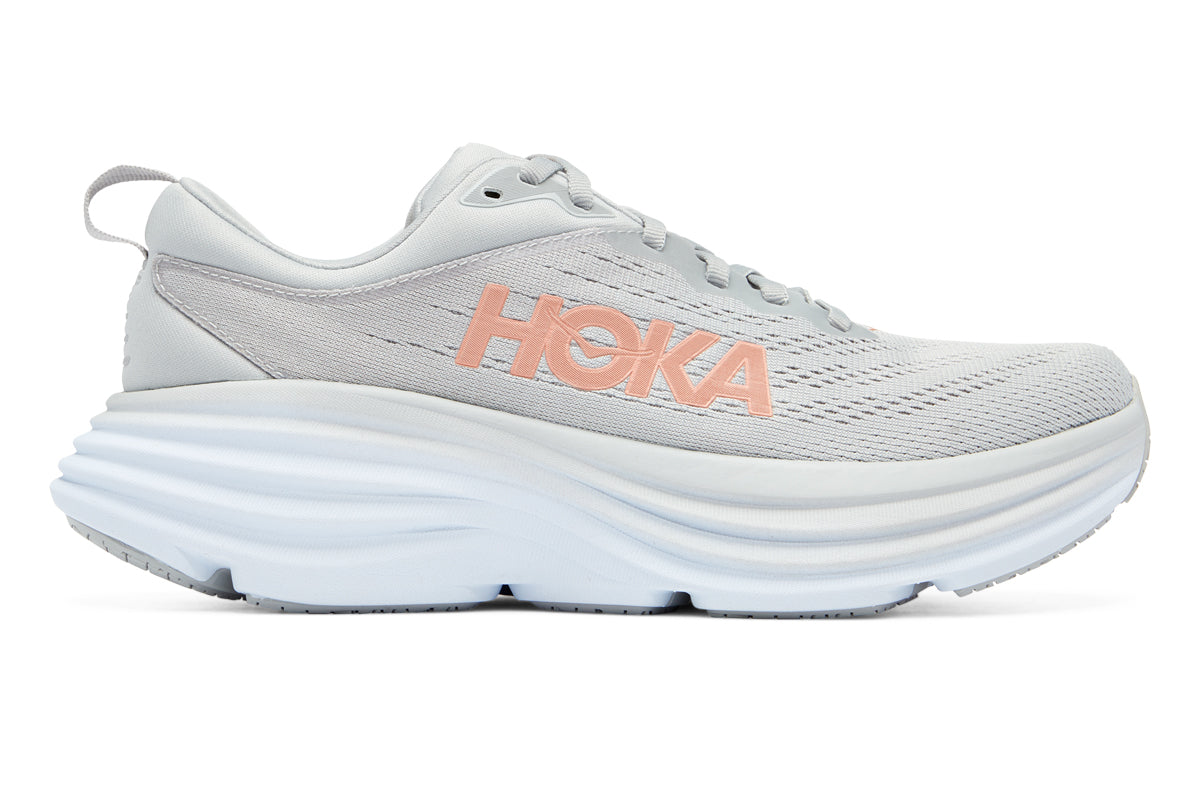 Hoka Bondi 8 D Blanc De Blanc / Sunlit Ocean Womens