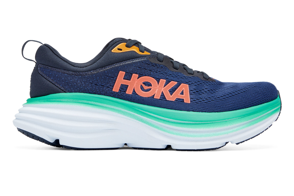 Hoka Bondi 8 D Blanc De Blanc / Sunlit Ocean Womens