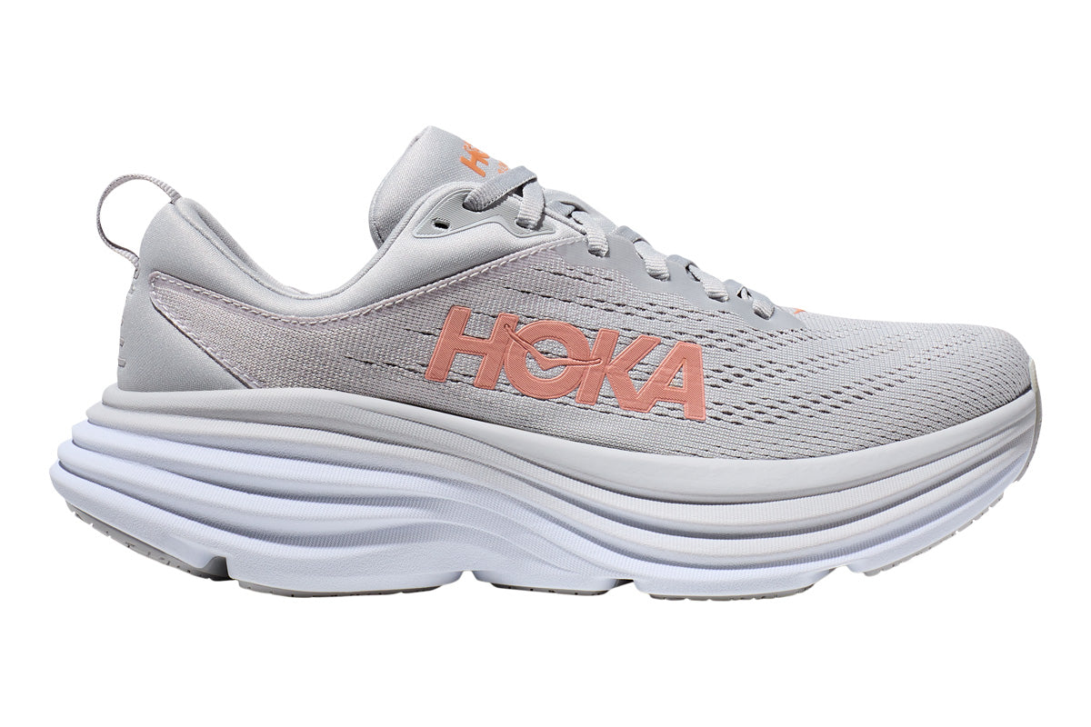 Hoka Bondi 8 D Blanc De Blanc / Sunlit Ocean Womens