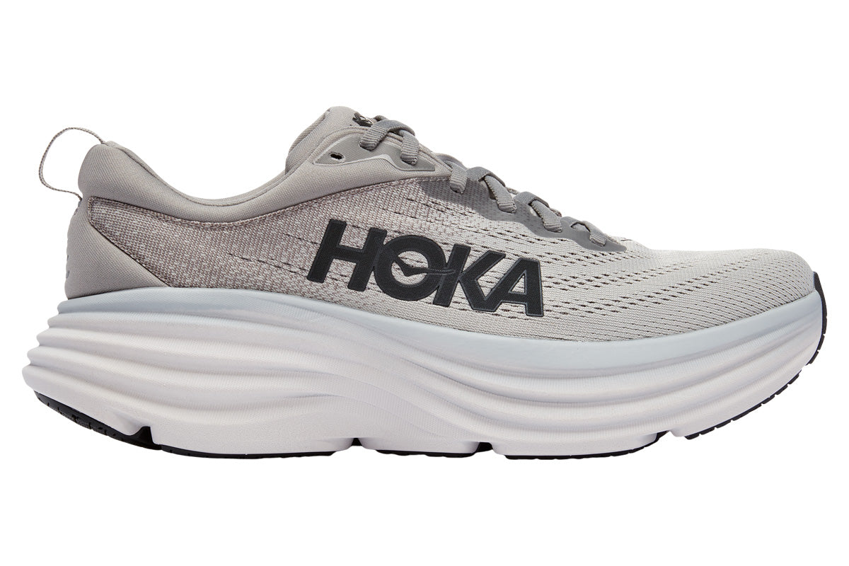 Hoka Bondi 8 D Black/White Mens