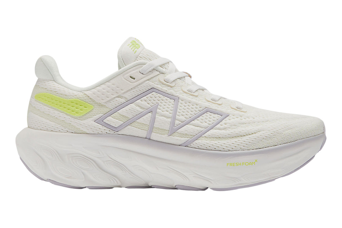 New Balance 1080V13 B White/Bright Yellow Womens