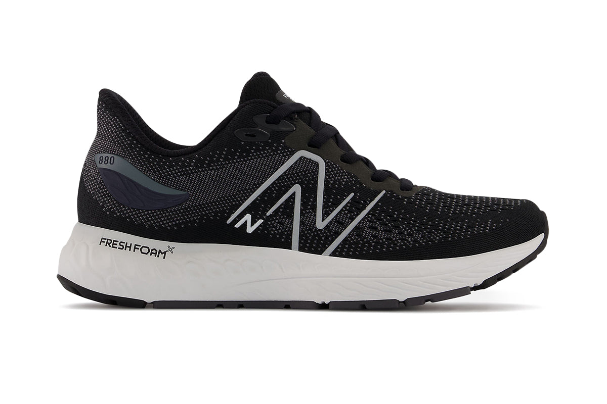 New Balance 880v12 Wide Black/White Youth