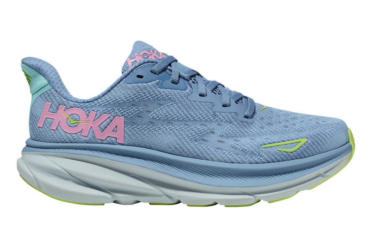 Hoka Clifton 9 D Bellwether Blue/Evening Sky Womens