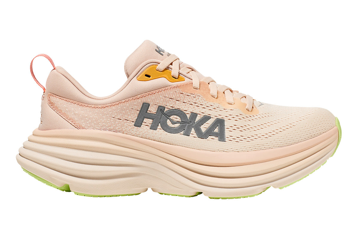 Hoka Bondi 8 D Blanc De Blanc / Sunlit Ocean Womens