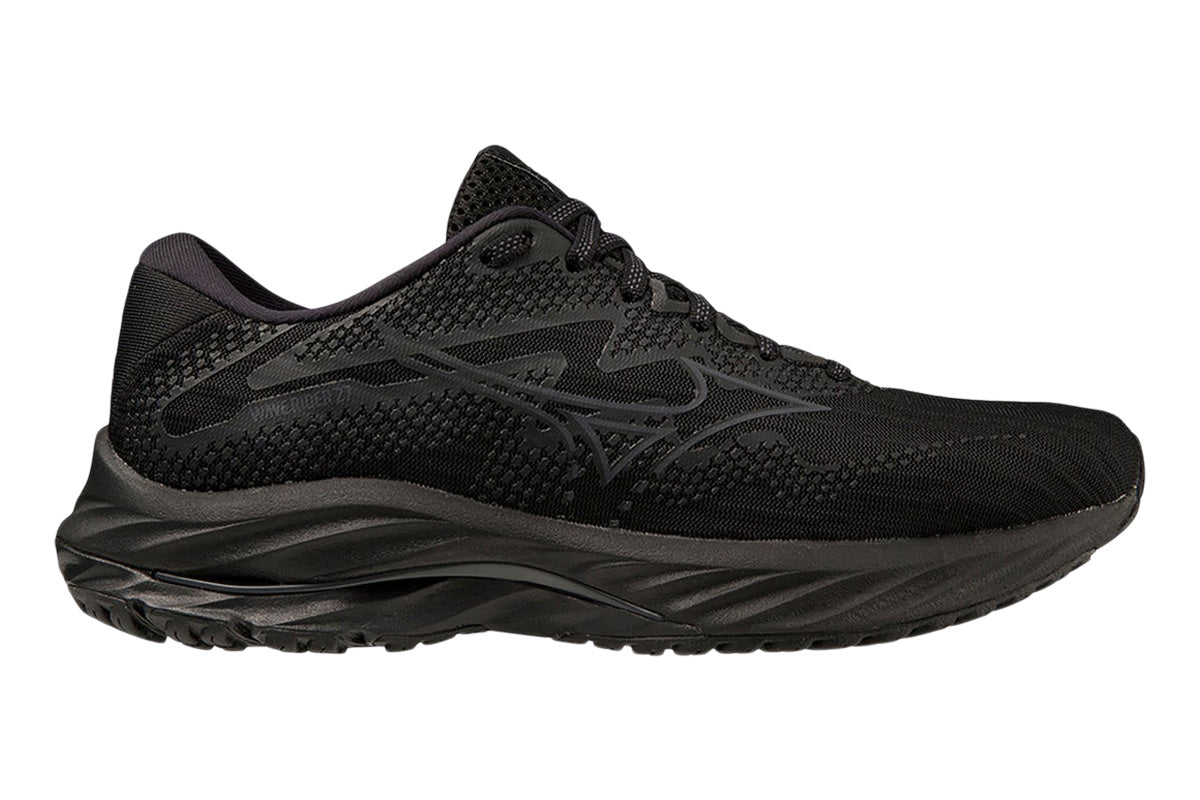 Mizuno Wave Rider 27 B Black/Ebony/Black Womens