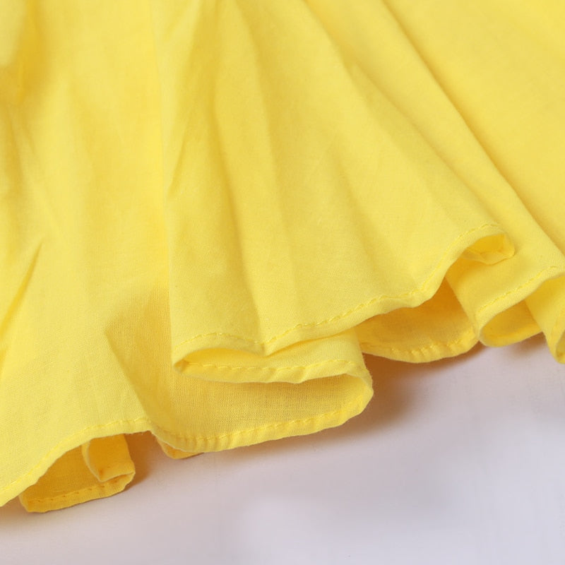 Yellow Tie Dress – Melanie Marie Store