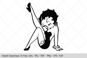 Download Clip Art Betty Boop Clipart Betty Boop Svg Bundle 13 Styles Svg Files For Cricut Betty Boop Svg Instant Download Png Cut Files Clipart Art Collectibles